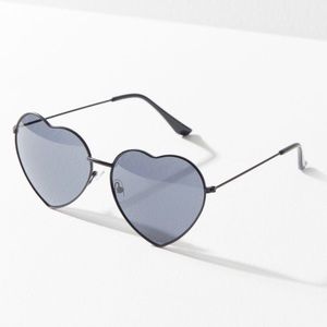 Urban Outfitters Metal Heart Sunglasses